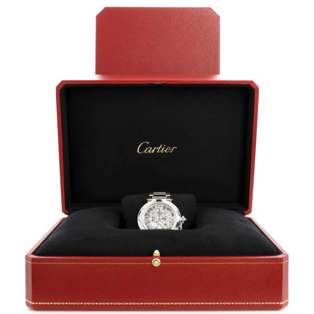 Cartier Pasha de Cartier Skeleton Automatic Watch Stainless Steel 41 - - Picture 2 of 7